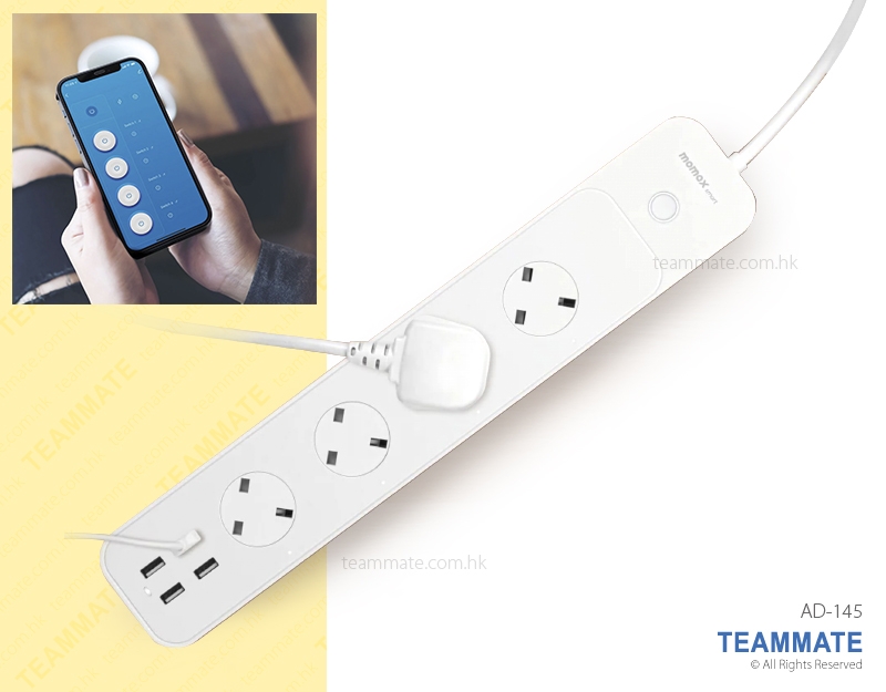 Momax 智能排插  Momax Charge Hub IoT Power Strip 