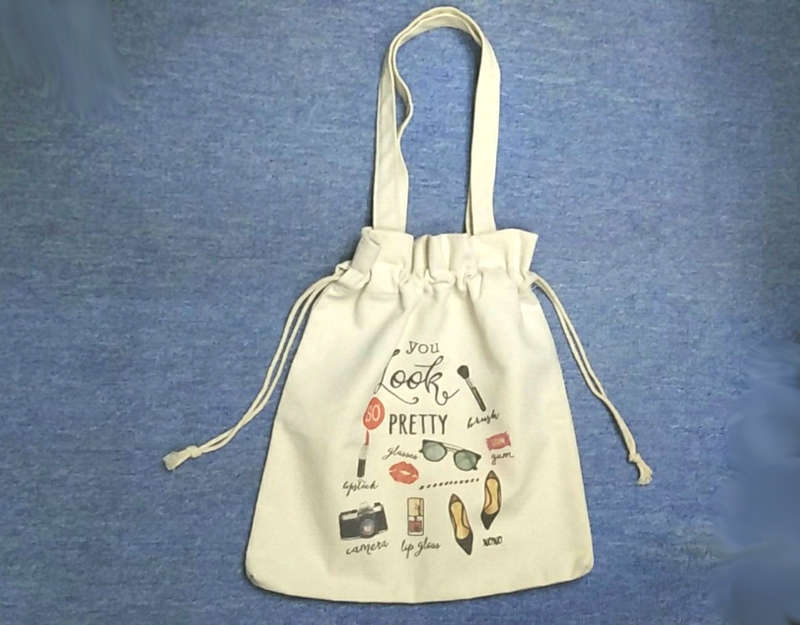 全棉環保索繩袋 Environmental Cotton String Bag