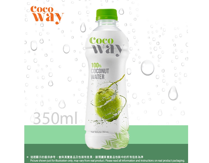 100%泰國純椰子水 Cocoway 100% Coconut Water 350mlx24