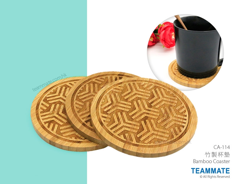 竹製杯墊 Bamboo Coaster