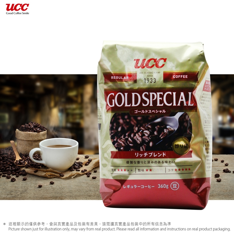 UCC 金牌香醇咖啡豆 UCC Gold Special Rich Blend Coffee Bean