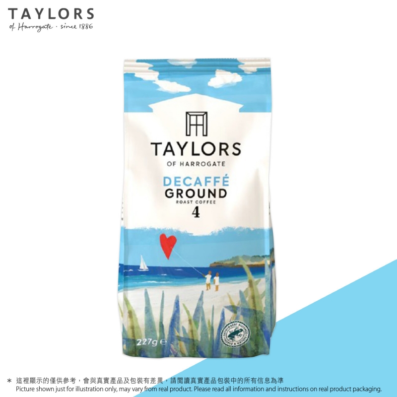 無咖啡因咖啡粉 Taylors of harrogate -Decaffe Ground Roast Coffee