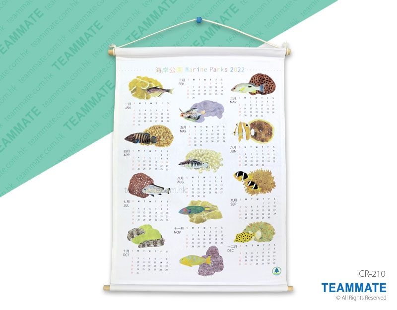 帆布掛曆 ｜品牌推廣掛曆｜個性化公司掛曆 Canvas Fabric Calendar 