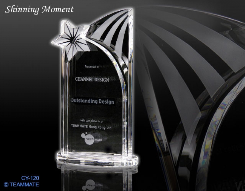 水晶獎座  Crystal Trophy (Shining Moment) 