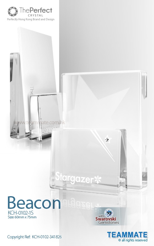  The Perfect - Crystal Card Holder ( Beacon )