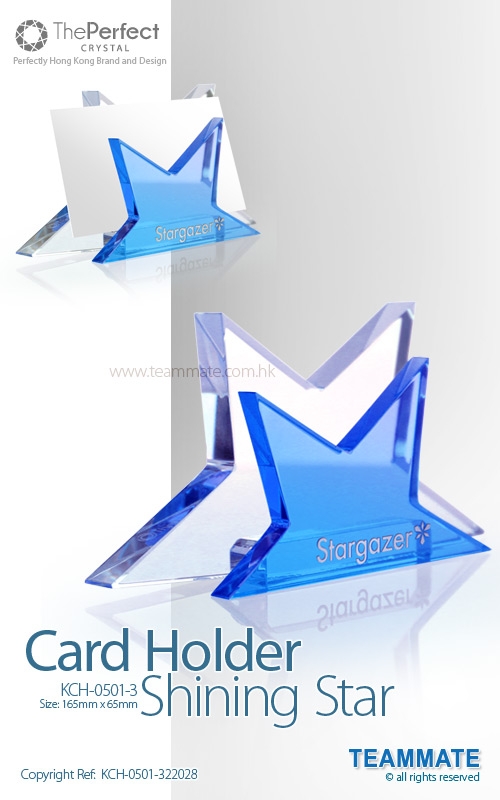  The Perfect - Crystal Card Holder (Shining Star)