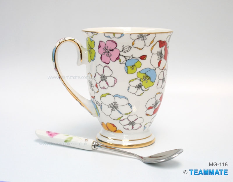 西式茶杯連匙 Tea Cup with Spoon