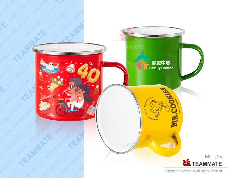 禮品搪瓷杯 | 珍而重之的禮品| 復古禮品| 懷舊搪瓷杯logo Enamel Mug | Logo Coffee Mug | Promotional Coffee Mug