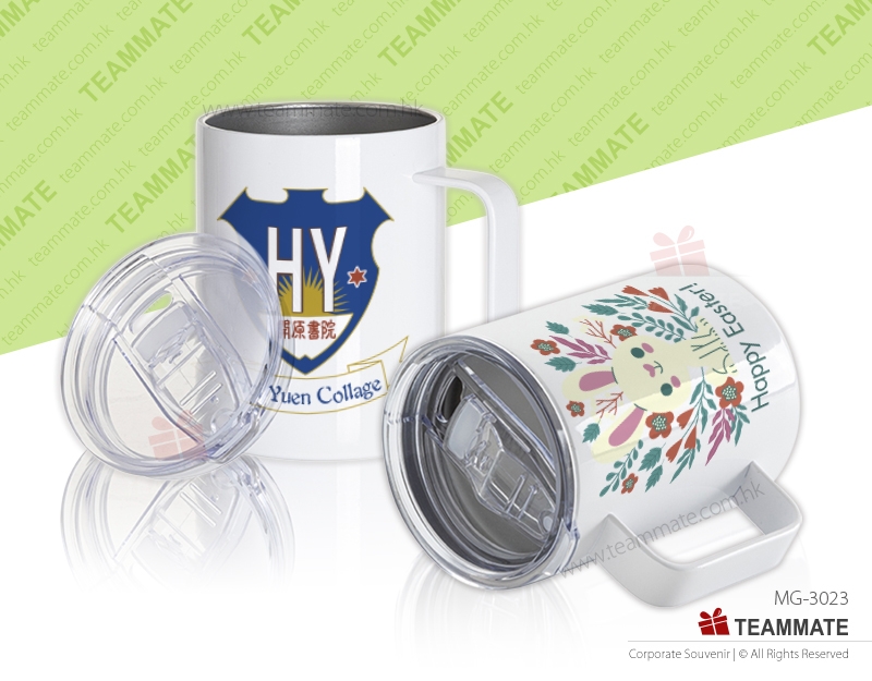 不銹鋼咖啡杯 ｜訂製咖啡杯 Sublimation Stainless Steel Coffee Cup with Water Proof Lid 