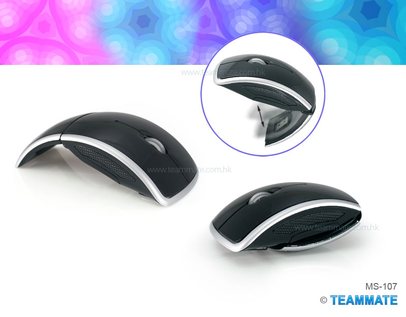 可摺合無線滑鼠 Wireless Foldable Optical Mouse