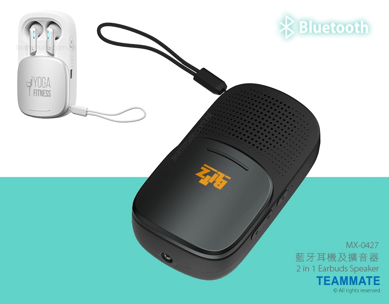 藍牙耳機及擴音器 2 in 1 Earbuds Speaker