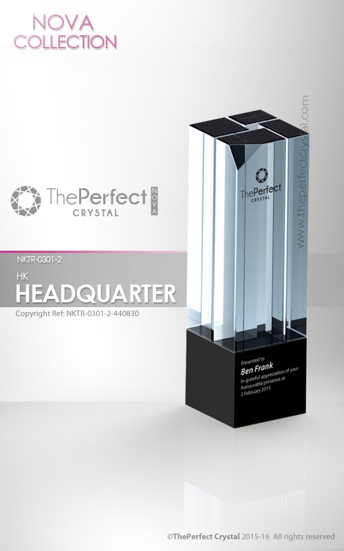Trophy 水晶獎座 | VIP禮品 |周年紀念品|榮休禮品 |頒奬典禮 ThePerfect NOVA-Crystal Trophy <HEADQUARTER>