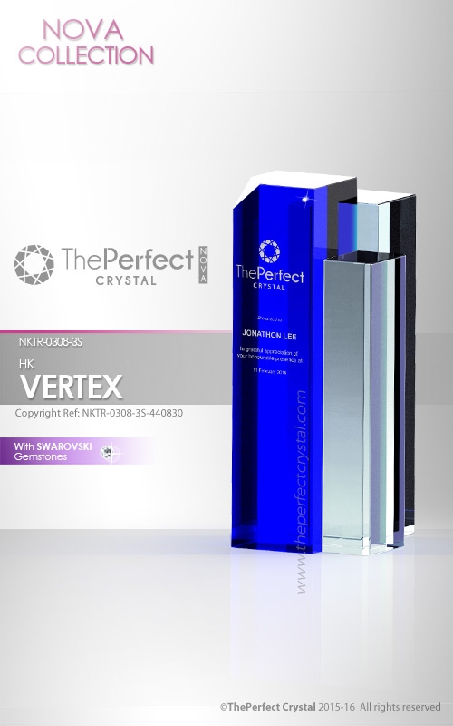 Trophy 水晶獎座 | VIP禮品 |周年紀念品|榮休禮品 |頒奬典禮 ThePerfect NOVA - Crystal Trophy <VERTEX>