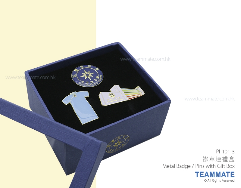 襟章連禮盒 ｜紀念章 Metal Badge / Pins with Gift Box 