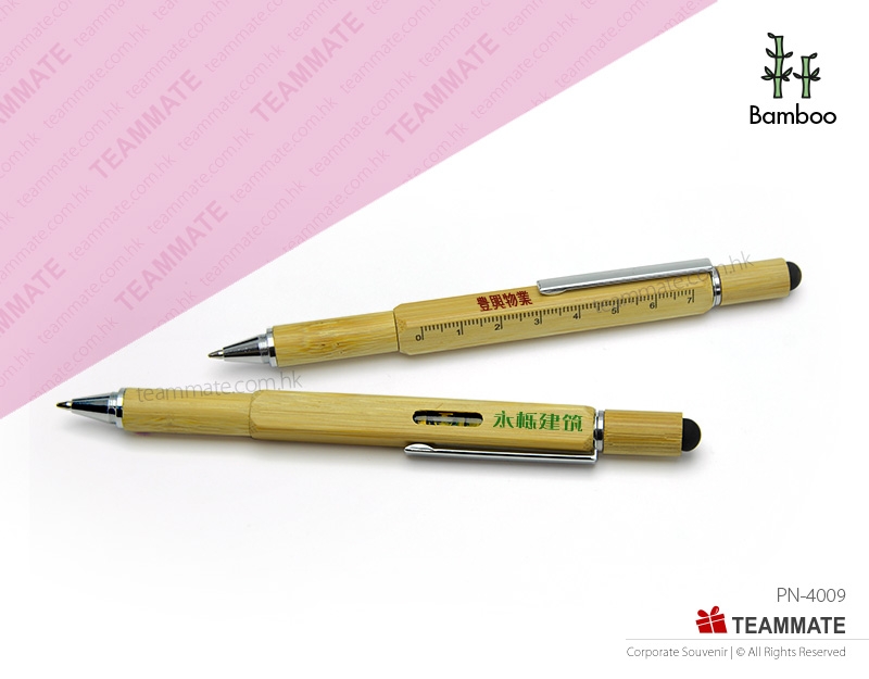 多用途原子筆 ｜竹製工具筆｜多功能原子筆 Muti-function Pen ｜Bamboo ECO Pen