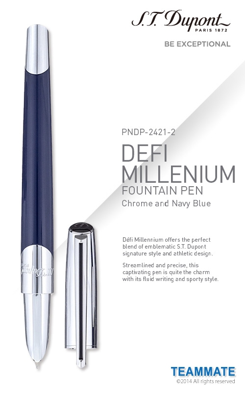 都彭DEFI MILLENIUM系列墨水筆 S.T.Dupont - DEFI MILLENIUM Fountain Pen