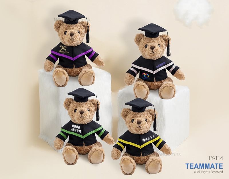 畢業熊 ｜畢業紀念公仔｜訂製畢業校服公仔熊仔｜訂造畢業公仔 Graduation Bear ｜Plush Toy｜Graduation Teddy Bear