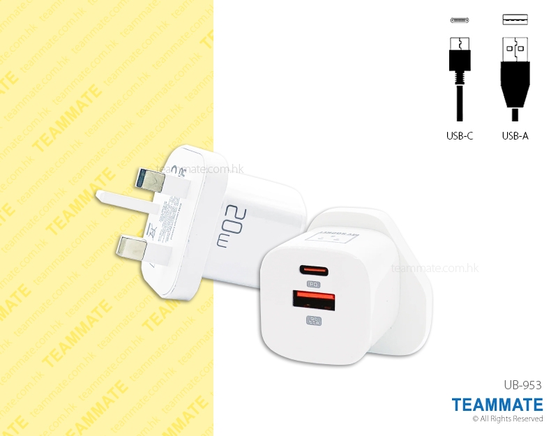 雙USB迷你快速充電器  MY SOCKET Dual USB Fast Charger 