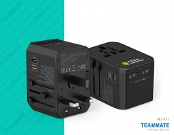 快充USB旅行轉換插頭  Quick Charge USB Universal Travel Adapter 