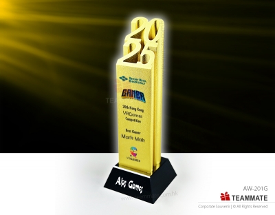 金屬紀念獎座 ｜金屬獎座｜頒獎典禮 Metal Trophy Award ｜Arabic Number Metal Trophy