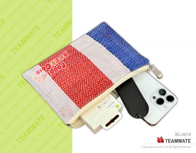 本土特色多用途收納袋 ｜防水三色布收納袋 RWB Zipper Bag ｜Multi-function Organizer