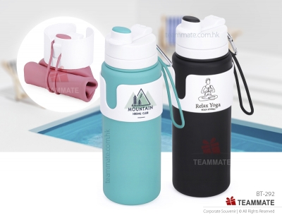 矽膠摺疊水樽 ｜硅膠水樽｜廣告水樽｜水樽訂製 Silicone Water Bottle ｜Foldable Water Bottle