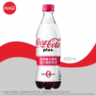 膠樽裝  加系可口可樂 膳食纖維(無糖)可樂 Plus Coca-Cola Bottle PET (Zero Sugar)