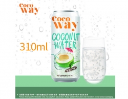 罐裝泰國椰子水+粒粒果肉 Cocoway Canned Coconut Water with Pulp 310mlx24