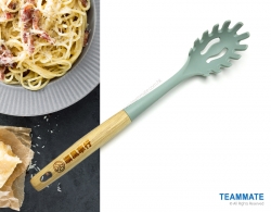 木柄矽膠意粉勺 Silicone Spaghetti Scoop with Wooden Handle