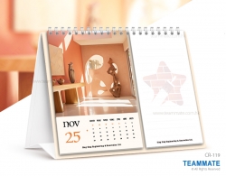 座枱月曆連記事簿 ｜創意座檯月曆｜商業月曆訂製 Desk Calendar with Notepad 