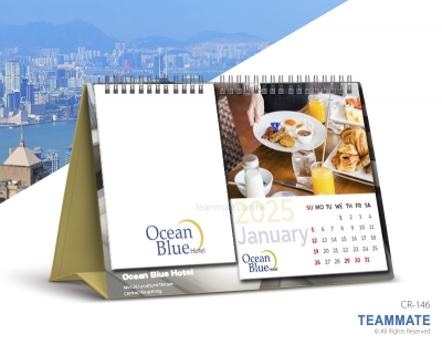 座枱月曆連記事簿 ｜月曆訂造｜商務月曆印製｜特色月曆設計 Desk Calendar with Notepad ｜Custom Company Calendar