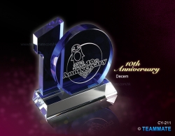 10周年紀念水晶座 10th Anni. Crystal Trophy (Decem)