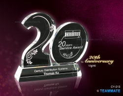 20周年紀念水晶座 20th Anni. Crystal Trophy (Viginti)