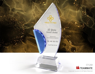 獨特水晶獎座  Crystal Trophy 