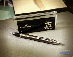 派克筆+水晶名片座  Parker Pen + Crystal Name Card Holder 