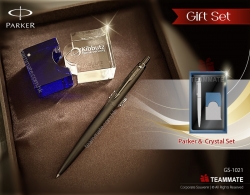 VIP套裝禮品 | 水晶紙鎮配派克筆Parker Pen  Gift Set (Parker Pen + Crystal Paper Weight) 