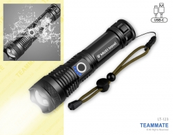 充電式強光變焦電筒 Zoomable High Power Flashlight