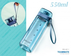 透明方形水樽 Transparent Square Water Bottle