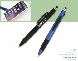  3 in 1 Ball Pen with Touch Screen Stylus