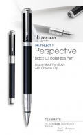 威迪文遠景純黑白夾寶珠筆 Waterman - Perspective Black CT Roller Ball Pen