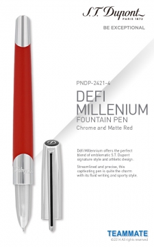 都彭DEFI MILLENIUM系列墨水筆 S.T.Dupont - DEFI MILLENIUM Fountain Pen