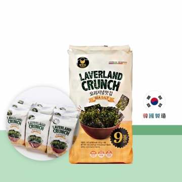 萬田 海鹽味 韓國紫菜(9個裝) Sea Salt Flavor Korean Seaweed