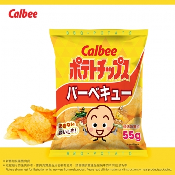 卡樂B 燒烤味薯片  Calbee BBQ Potato Chips 