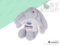 兔兔毛公仔 ｜畢業紀念公仔｜訂製畢業校服毛公仔｜訂造畢業公仔 Plush Bunny with Shirt 