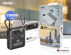 REMAX迷你快充移動電源 ｜速暢Pro 20W+22.5W自帶雙快充線移動電源｜迷你便攜｜輕便充電器| 公司紀念品訂造 | 禮品訂製 REMAX Sucha Pro Series PD 20W+QC 22.5W Power Bank with 2 Fast Charging Cables (10000mAh) 