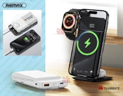 REMAX五合一折疊磁吸15W無線充電源  REMAX 5-in-1 Portable Folding Stand Magnetic 15W Wireless Charger ｜Both Wired and Wireless Charger