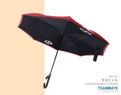 自動雙層反向雨傘  Auto-opened Inverted Fibreglass Umbrella 