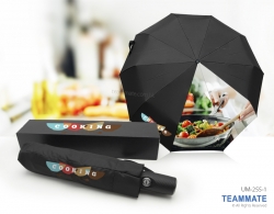 摺合自動雨遮連禮盒 ｜精裝摺合自動遮｜專業訂造禮品｜商務禮品訂製 Auto Open Folding Umbrella 